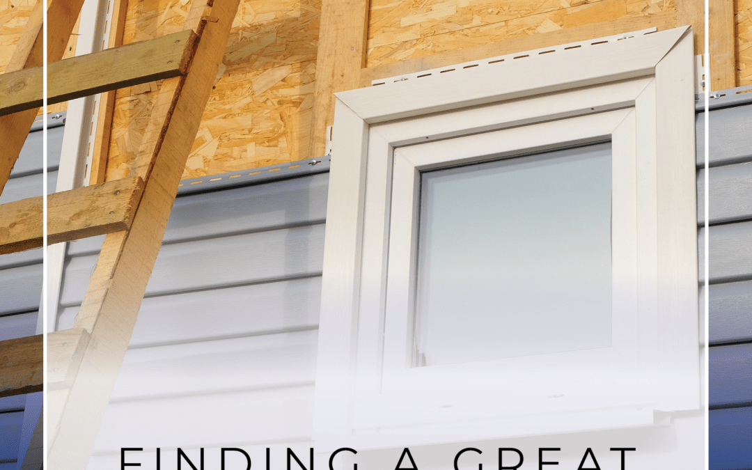 Finding A Great Siding Contractor!